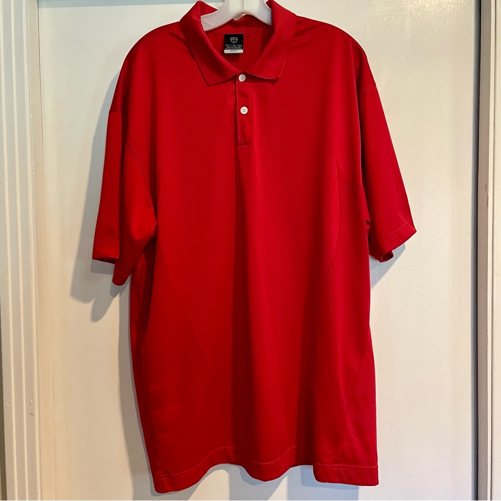 Nike Golf Dri-Fit Red Golf Polo XL